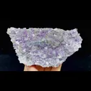 Natural Purple Cubic Fluorite and Pyrite Symbiosis comes from Yaogangxian,Hunan 125*65*30MM - image 4