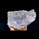 Natural Purple Cubic Fluorite and Pyrite Symbiosis comes from Yaogangxian,Hunan 125*65*30MM - image 2