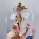 Natural Purple Cubic Fluorite and Quartz and Mica Symbiosis comes from Yaogangxian,Hunan 55*100*35MM - image 5