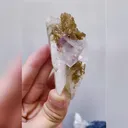 Natural Purple Cubic Fluorite and Quartz and Mica Symbiosis comes from Yaogangxian,Hunan 55*100*35MM - image 3