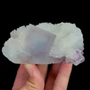 Natural Purple Cubic Fluorite and Quartz Cluster, Mineral Specimen:Yaogangxian,Hunan (90*50*345MM) - image 2