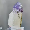 Natural Purple Cubic Fluorite and Quartz coexist comes from Yaogangxian,Hunan 30*35*60MM - image 4