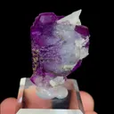 Natural Purple Cubic Fluorite and Quartz, Mineral Specimen:Yaogangxian,Hunan (25*25*25MM) - image 4