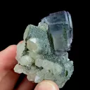 Natural Purple Cubic Fluorite and Quartz, Mineral Specimen:Yaogangxian,Hunan (40*55*35MM) - image 4