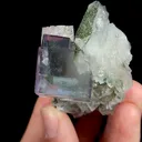 Natural Purple Cubic Fluorite and Quartz, Mineral Specimen:Yaogangxian,Hunan (40*55*35MM) - image 3