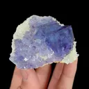Natural Purple Cubic Fluorite and Quartz , Mineral Specimen:Yaogangxian,Hunan (75*60*30MM) - image 3