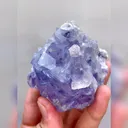 Natural Purple Cubic Fluorite and Quartz, Mineral Specimen:Yaogangxian,Hunan (75*65*60MM) - image 5