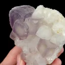 Natural Purple Cubic Fluorite and Quartz, Mineral Specimen:Yaogangxian,Hunan (95*75*35MM) - image 3