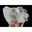 Natural Purple Cubic Fluorite and Quartz, Mineral Specimen:Zhejiang,China (140*90*40MM) - image 2