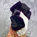 Natural Purple Cubic Fluorite and Quartz Symbiosis comes from Inner Mongolia,China 70*90*45MM - image 3