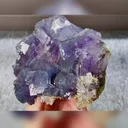 Natural Purple Cubic Fluorite and Quartz Symbiosis comes from Yaogangxian,Hunan 130*100*35MM - image 2