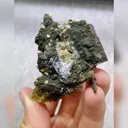 Natural Purple Cubic Fluorite and Quartz Symbiosis comes from Yaogangxian,Hunan 30*60*30MM - image 4