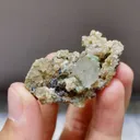 Natural Purple Cubic Fluorite and Quartz Symbiosis comes from Yaogangxian,Hunan 45*45*20MM - image 2