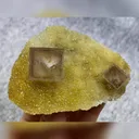 Natural Purple Cubic Fluorite and Quartz Symbiosis comes from Zhejiang,China 85*60*30MM - image 4