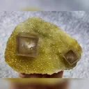Natural Purple Cubic Fluorite and Quartz Symbiosis comes from Zhejiang,China 85*60*30MM - image 2