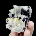 Natural Purple Cubic Fluorite and Siderite Mineral Specimen,High Quality Specimen,YINDU,INNER MONGOLIA,CHINA(50*50*50mm) - image 2