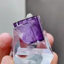 Natural Purple Cubic Fluorite coexists with Quartz comes from YaogangXian,Hunan 30*25*20MM - image 5