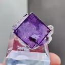Natural Purple Cubic Fluorite coexists with Quartz comes from YaogangXian,Hunan 30*25*20MM - image 2