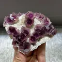 Natural Purple Cubic Fluorite comes from Anhui,China 105*80*25MM - image 2