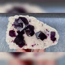 Natural Purple Cubic Fluorite comes from Anhui,China 120*80*40MM - image 1