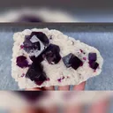 Natural Purple Cubic Fluorite comes from Anhui,China 120*80*40MM - image 4