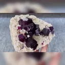 Natural Purple Cubic Fluorite comes from Anhui,China 120*80*40MM - image 2