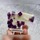 Natural Purple Cubic Fluorite comes from Anhui,China 50*35*10MM - image 1