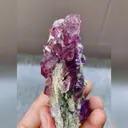 Natural Purple Cubic Fluorite comes from Anhui,China 50*80*35MM - image 3