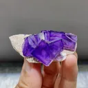 Natural Purple Cubic Fluorite comes from Anhui,China 60*30*20MM - image 1
