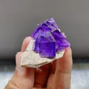 Natural Purple Cubic Fluorite comes from Anhui,China 60*30*20MM - image 3