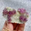 Natural Purple Cubic Fluorite comes from Anhui,China 65*35*15MM - image 2