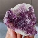 Natural Purple Cubic Fluorite comes from Anhui,China 65*60*20MM - image 3