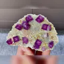 Natural Purple Cubic Fluorite comes from Anhui,China 95*65*20MM - image 1