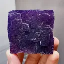 Natural Purple Cubic Fluorite comes from Guizhou,China 50*50*20MM - image 1