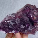 Natural Purple Cubic Fluorite comes from Henan,China 105*80*45MM - image 3