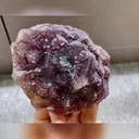 Natural Purple Cubic Fluorite comes from Henan,China 110*85*50MM - image 5