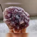 Natural Purple Cubic Fluorite comes from Henan,China 110*85*50MM - image 1