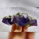 Natural Purple Cubic Fluorite comes from Inner Mongolia,China 120*45*40MM - image 1