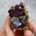 Natural Purple Cubic Fluorite comes from Inner Mongolia,China  30*40*30MM - image 4