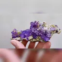 Natural Purple Cubic Fluorite comes from Leipingkuang,Chenzhou 115*50*40MM - image 4