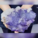 Natural Purple Cubic Fluorite comes from Xianghualing,Hunan 160*110*50MM - image 2