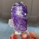 Natural Purple Cubic Fluorite comes from Xianghualing,Hunan 30*45*30MM - image 2
