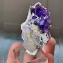Natural Purple Cubic Fluorite comes from Xianghualing,Hunan 30*45*30MM - image 5