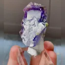 Natural Purple Cubic Fluorite comes from Xianghualing,Hunan 30*45*30MM - image 6