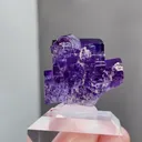 Natural Purple Cubic Fluorite comes from Xinjiang,China 27*15*20MM - image 4