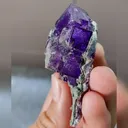 Natural Purple Cubic Fluorite comes from Xinjiang,China 35*55*25MM - image 3