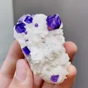 Natural Purple Cubic Fluorite comes from Xinjiang,China 60*50*35MM - image 3