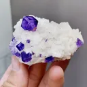 Natural Purple Cubic Fluorite comes from Xinjiang,China 60*50*35MM - image 4