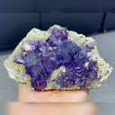 Natural Purple Cubic Fluorite comes from Yaogangxian,Hunan 140*85*30MM - image 1