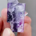 Natural Purple Cubic Fluorite comes from Yaogangxian,Hunan 19*22*35MM - image 1